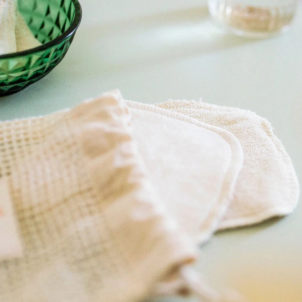 Reusable Cotton Pads with Mesh Wash Bag