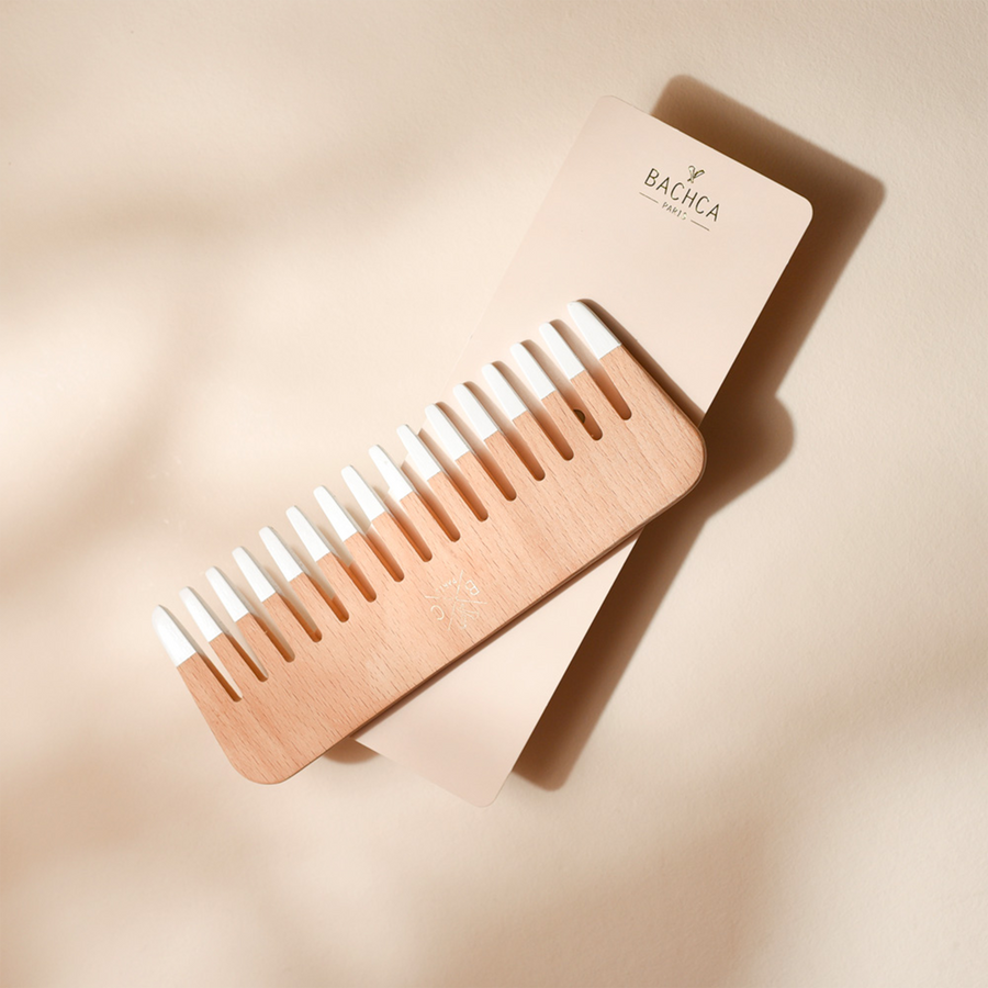Wide Tooth Detangling Comb for Curly & Wavy Hair