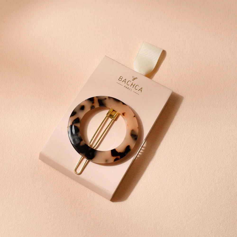 Bachca Signature Circle Clip Tortoiseshell