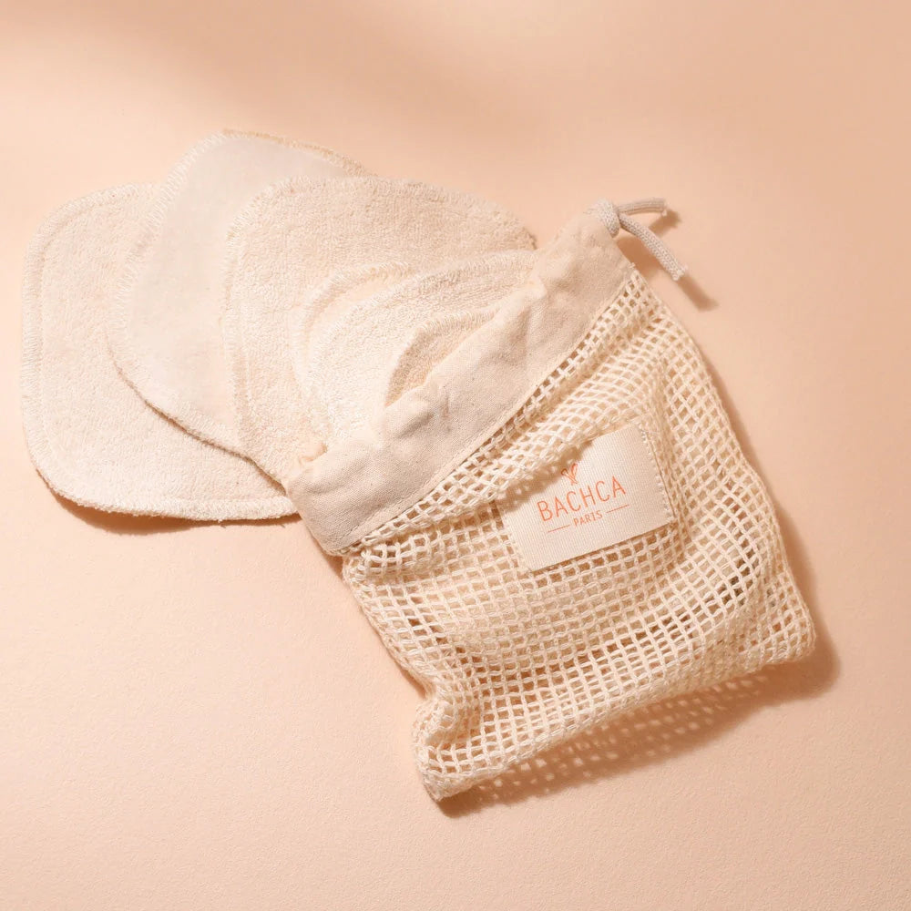 Reusable Cotton Pads with Mesh Wash Bag
