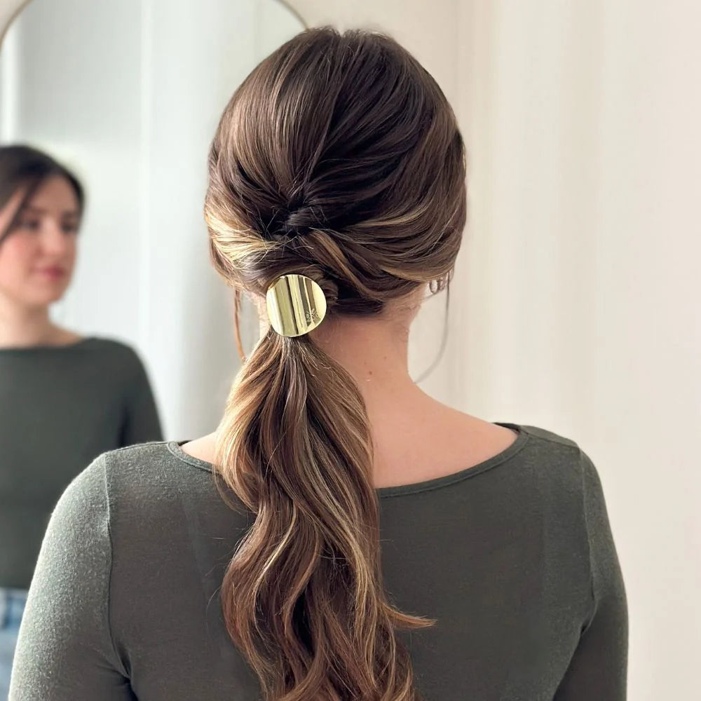 Glossy Plated Hair Elastic