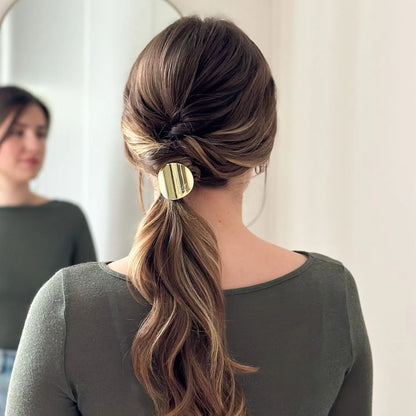 Glossy Plated Hair Elastic