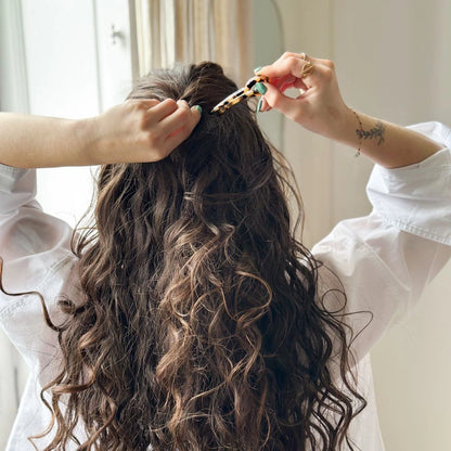 Round Tortoiseshell Hair Pin