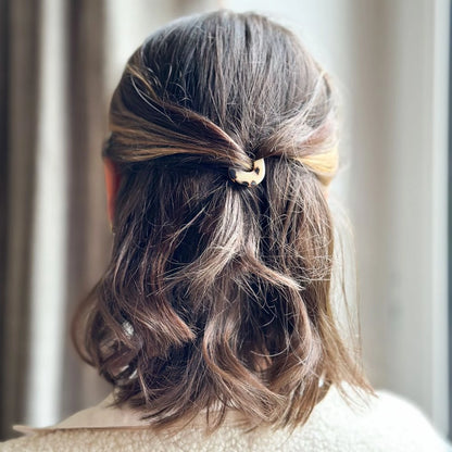 Round Tortoiseshell Hair Pin