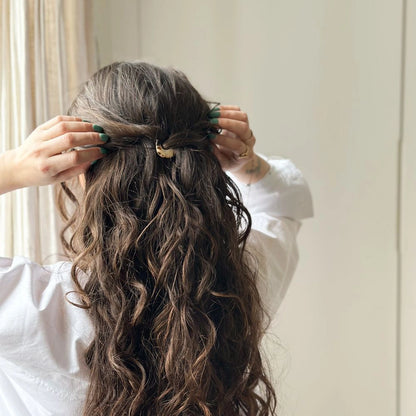 Round Tortoiseshell Hair Pin