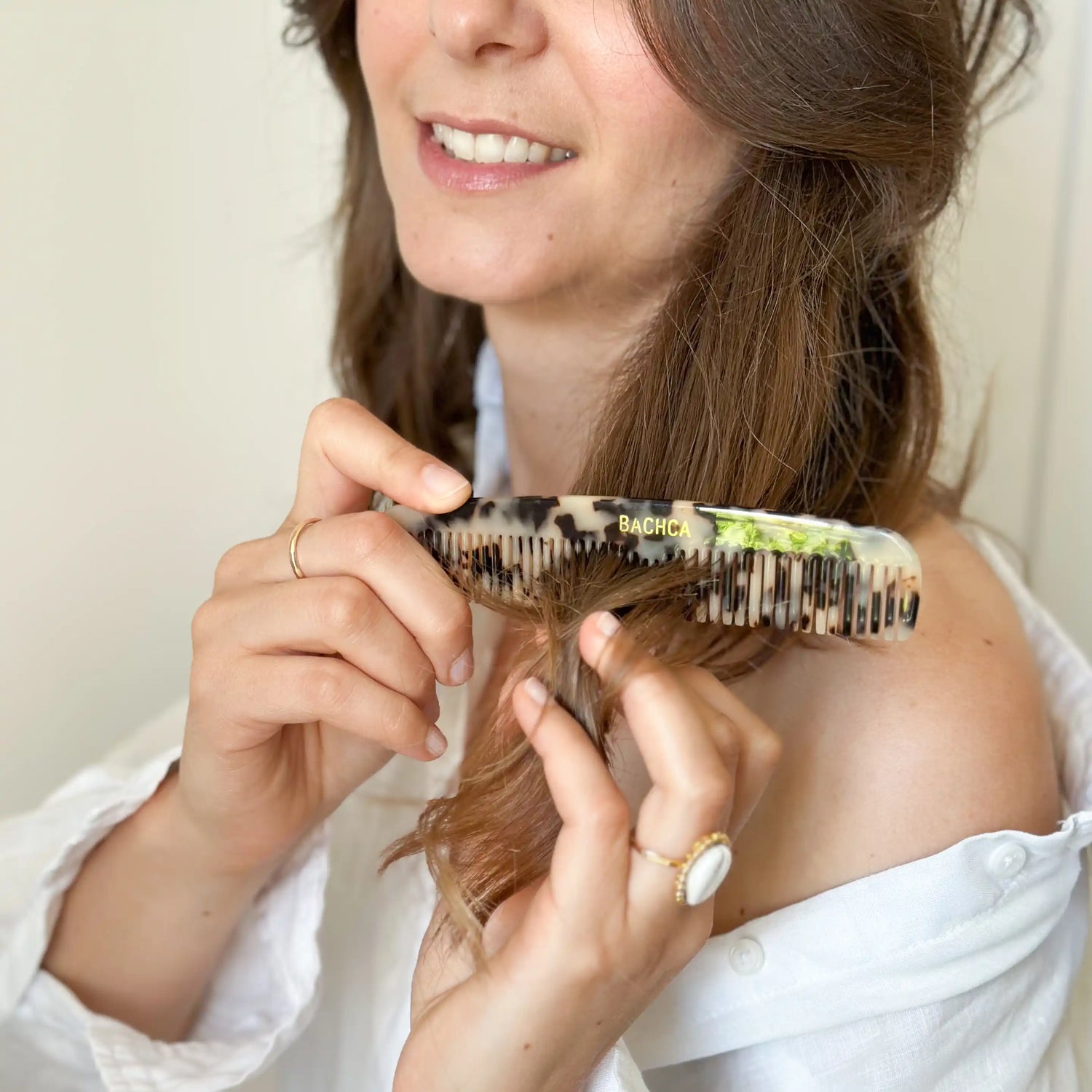 Tortoiseshell Gentle Detangling Comb